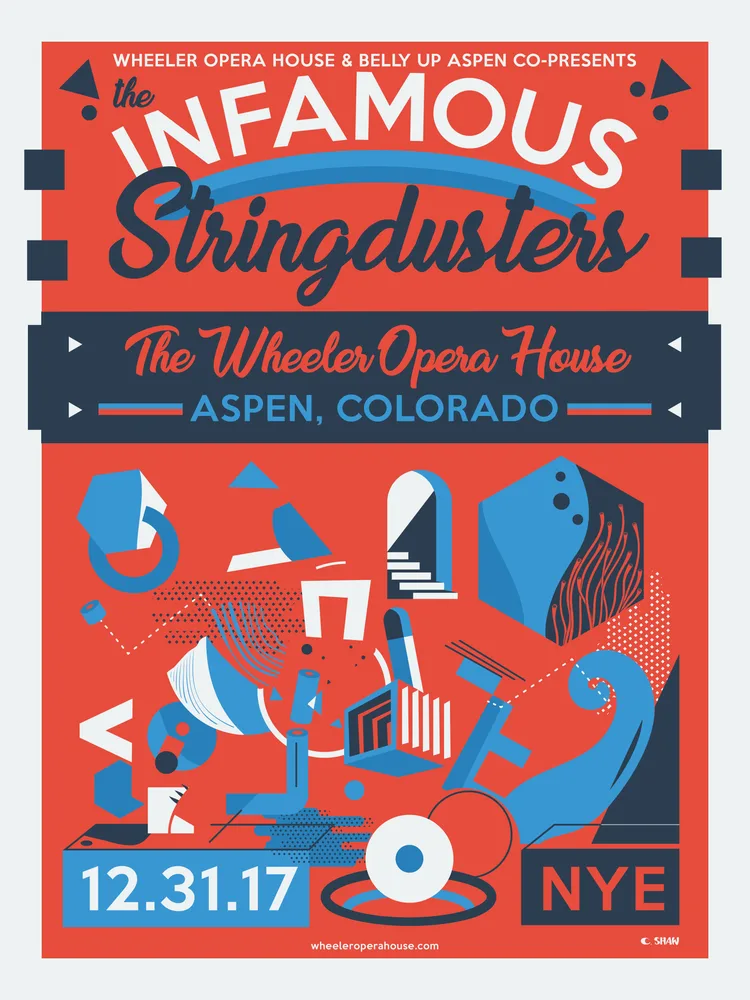 The Infamous Stringdusters, Wheeler Opera House, NYE 2017