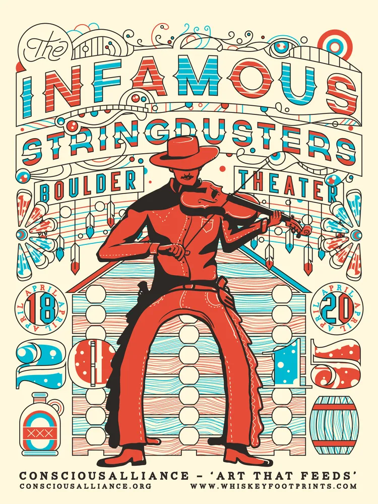 The Infamous Stringdusters, Gig poster