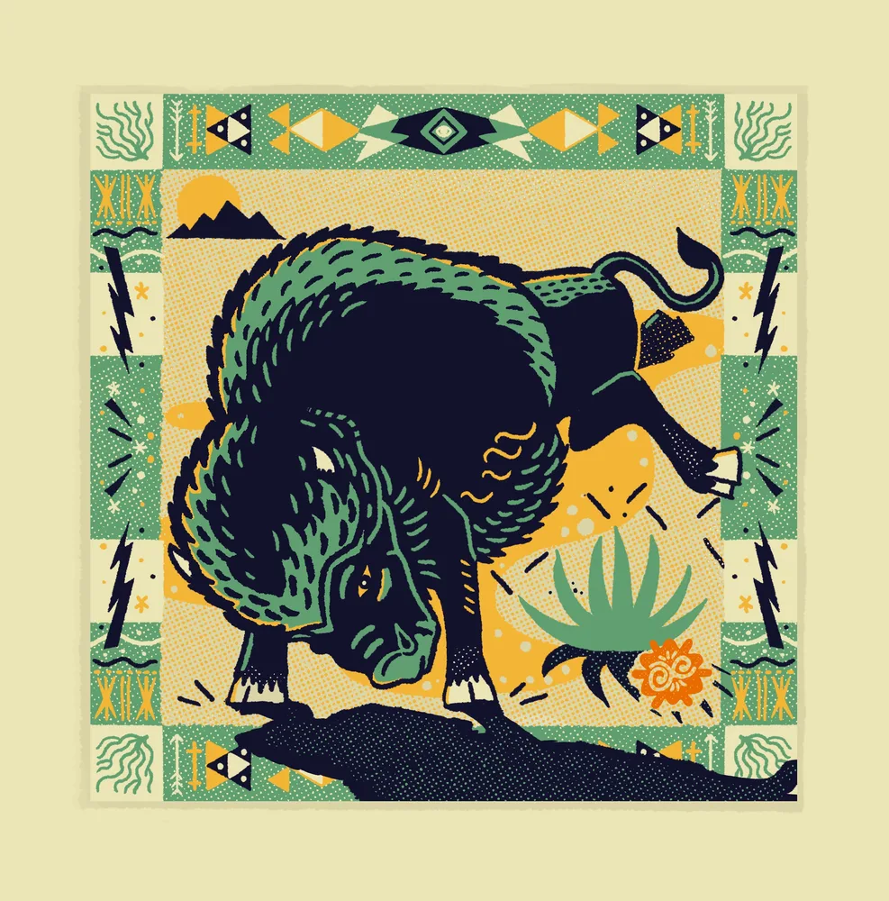 Bison, Print