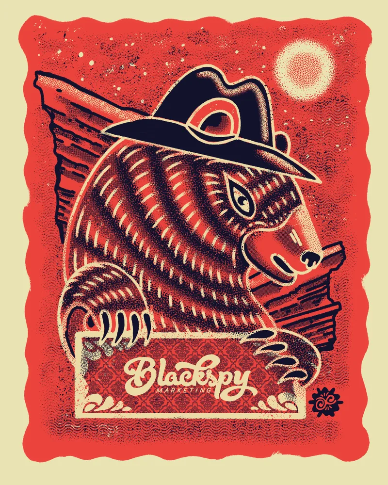 Blackspy, Gig posters and the $2 Grilled Cheese print