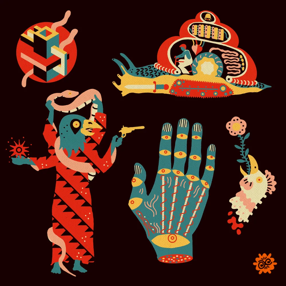 Divination, Flash sheet and pieces