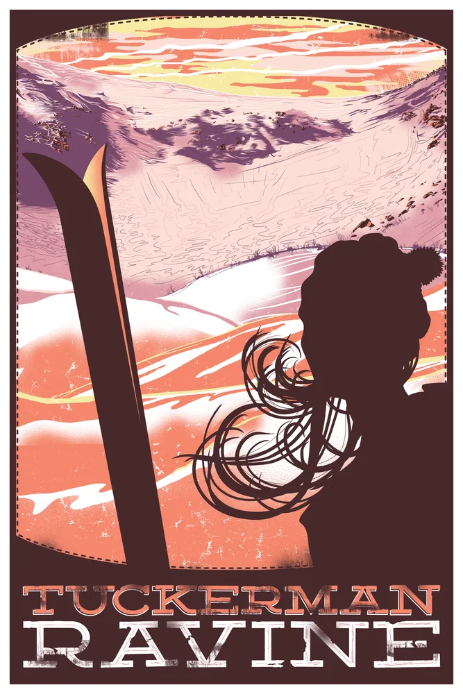 Tuckerman Ravine, Travel print